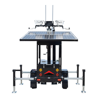 Remolques de Vigilancia Portátiles con Energía Solar, Mini Cámara CCTV de Alta Reutilización, para Monitoreo Vial