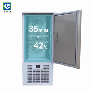 Nhỏ 3 Khay Làm Mát Bằng Không Khí Blast Tủ Đông Kỹ Thuật Số Điều Khiển Nhiệt Độ Duy Nhất Nhiệt Độ Phong Cách Nhanh Chóng Đóng Băng Máy Làm Lạnh - Product Image 3