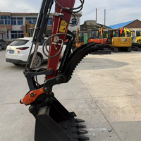 Excavatrice sur chenilles compacte d'occasion japonaise VIO55-6A, classe 5-6 tonnes, économique en carburant, équipement de construction fiable
