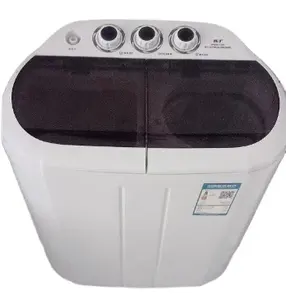 Ev çift silindirli çift varil dalga tekerlek küçük mini salıncak kurutma yarı otomatik çamaşır makinesi