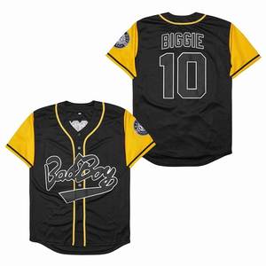 Maglia da Baseball Personalizzata Casual da Allenamento Gialla alla Moda con Ricamo Stampa Uniformi all'Ingrosso Camicia da Softball con Bottoni - Product Image 3