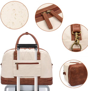 Bolsa de Viaje de Lona para Mujer, Bolsa Deportiva para Natación, Bolsa de Fitness, Bolsa de Viaje de Fin de Semana, Bolsa de Compras con Logotipo Personalizado - Product Image 1