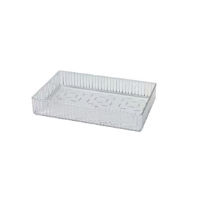 Organisateur de tiroir rectangulaire en plastique, boîte de rangement multifonction pour bureau, support de papeterie intégré - Product Image 5