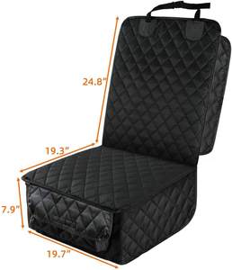 من المصنع مباشرة مساعد طيار للسيارة واقي مقعد واحد للخدمة الشاقة مقاوم للماء غطاء أكسفورد للكلاب والحيوانات الأليفة المصنوعة من النايلون - Product Image 2