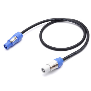 สายไฟ LED 3 แกน 20A พร้อมปลั๊กสำหรับไฟเวที พร้อมขั้วต่อแบบ Aviation วัสดุ PVC สายต่อพ่วง - Product Image 1