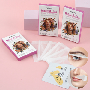 OEM ODM Bandes <span class=keywords><strong>de</strong></span> <span class=keywords><strong>cire</strong></span> pour les sourcils, les lèvres et la peau sensible, bon marché, bandes <span class=keywords><strong>de</strong></span> <span class=keywords><strong>cire</strong></span> pour l'épilation du corps et l'épilation du visage - Product Image 3