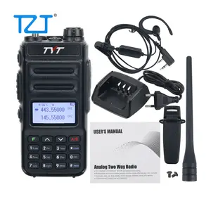 TYT TH-UV88 Walkie Talkie VHF UHF Radio 8 W VHF UHF Émetteur-récepteur avec écouteurs pour les voyages d'affaires