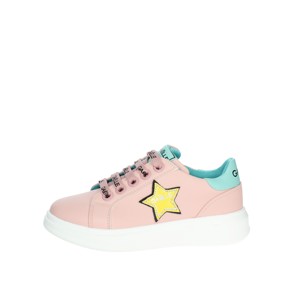 G-1803 Sneakers rosa basse da donna Slip- and leggero e leggero stile leggero e sportivo per la tomaia imbottita da passeggio autunnale - Product Image 1