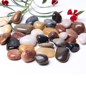 Garden Natural Polished Mixed Color <strong>Pebble</strong> Stone Floor Tiles River Stone <strong>Pebbles</strong> Landscape Stone Garden <strong>Pebbles</strong> - Product Image 2