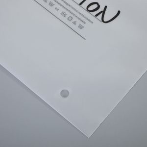 Oferta Especial: Empaque al por Mayor Personalizado con Logotipo Impreso en Blanco, Cierre Deslizante Reutilizable, PVC EVA Mate Esmerilado, Fondo Cuadrado con Cierre - Product Image 5