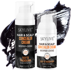 Crema <span class=keywords><strong>Colorante</strong></span> per Capelli Bianchi 30ml Impermeabile Henna per Barba Facile da Usare Tinta Istantanea Nera per Zone Calve Uomo - Product Image 1