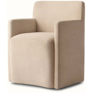 Meubles de salle à manger en bois massif minimaliste - <span class=keywords><strong>Fauteuil</strong></span> rembourré / Chaise de salle à manger |   Meubles d'hôtel personnalisables |   Direct d'usine - Product Image 1