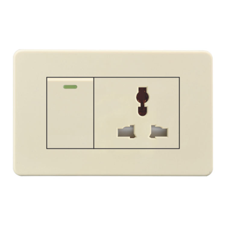 Smart Durable Hot Sale Cheap Price 250V 13A Multi Sockets and Switches Wall