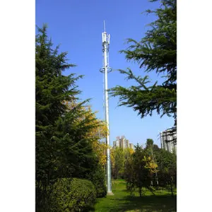 30m 35m 36m Galvanized Telecom Pole With Communication Pole