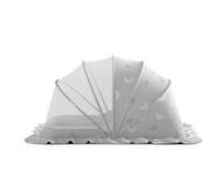 Moustiquaire Bébé Pliable Anti-Lumière, Couverture Intégrale, Anti-Moustiques, Chiffrée, pour Berceaux Sans Fond, Universelle, pour Nourrissons et Nouveau-nés