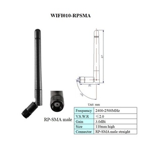 <span class=keywords><strong>Antena</strong></span> de enrutador aéreo Wifi de alta ganancia plegable de 2,4 GHz, <span class=keywords><strong>antena</strong></span> de goma rechoncha flexible omnidireccional con <span class=keywords><strong>Bluetooth</strong></span> Zigbee - Product Image 3