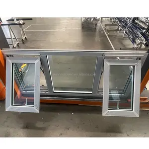 Vari stili di vetro personalizzati telaio in alluminio bianco profilo per finestre in alluminio produttori di porte e finestre in alluminio