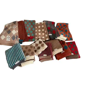 Landfond accessory Winter children's can choose a variety of patterns warm knitted scarf