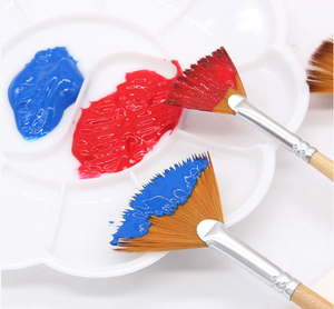 Bveiw Art-Brosse à cheveux en nylon pour peinture artistique, <span class=keywords><strong>aquarelle</strong></span>, gouache, pour enfants et fans - Product Image 6