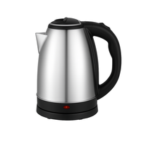 Bouilloire Électrique Portable en Acier Inoxydable de Plus de 2L, 1500W, Sans Fil, Contrôle de Température, Protection Anti-Ébullition à Sec, Rotation à 360°