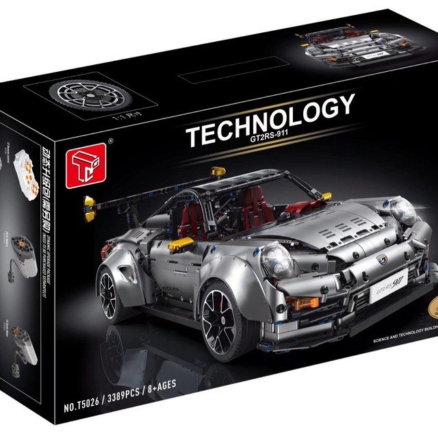 TGL Racing Car Series T5001-5036 High-Difficulty ABS Plastic Educational Assembly Building Block Toy for Boys