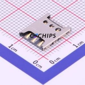 SMN-301-ARP7 SIM Card Connector SMD Connector Plug-In Type Nano SIM Card Card Holder With Card Detection - Product Image 1