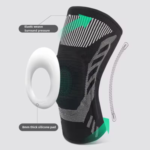 สนับเข่าแบบรัดกระชับ นีโอพรีน ป้องกันการลื่นไถล สำหรับวิ่งและเล่นกีฬา  ยืดหยุ่น น้ำหนักเบา เป็นมิตรกับสิ่งแวดล้อม - Product Image 2