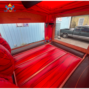 Custom PVC Comercial <span class=keywords><strong>Alquiler</strong></span>-Grado Inflable Race Car Bounce House con tobogán - Product Image 4