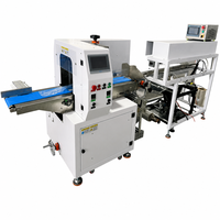 Machine d'emballage et de scellage automatique haute productivité pour gobelets jetables (papier, plastique, mousse) avec alimentation quantitative par poussée
