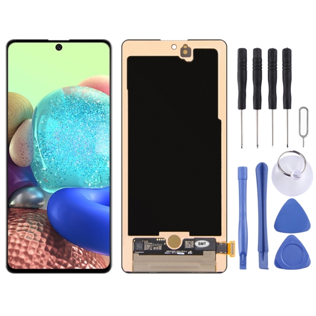 Original Super AMOLED LCD Screen for Samsung Galaxy A71 (5G) SM-A716 With Digitizer Full Assembly Replacement Screen