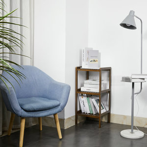 Étagère de rangement en bambou sur pied pour salon et balcon, multi-niveaux, multifonctionnelle, simple et peu encombrante - Product Image 2