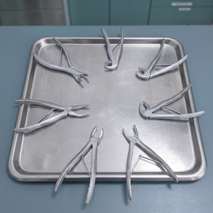 Forceps d'extraction dentaire pour animaux de compagnie en acier inoxydable, forceps dentaires vétérinaires manuels pour clinique vétérinaire pour chats et chiens - Product Image 3