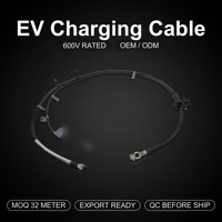 Câble négatif de batterie EV 600V, câble de terre de remplacement pour batterie automobile, OEM ODM pour câblage de véhicule