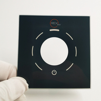 Interruptores de Iluminación LED de Vidrio Templado Sólido Personalizados Directo de Fábrica |   Bordes con Corte de Diamante 2.5D Antihuellas |   Uso en Habitaciones de Hotel