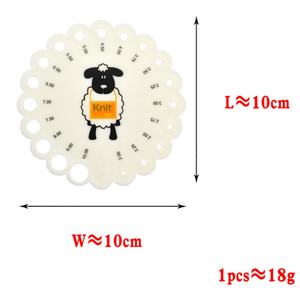 बुनाई सुई गेज/सुई उपाय/प्लास्टिक शासक गेज - Product Image 2