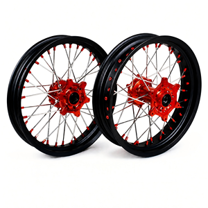 Juego de Ruedas de Motocicleta Supermoto de 17 Pulgadas para Modelos Yamaha YZ125 YZ250 YZ250F YZ450F WR250F WR450F, Kit de Actualización 2001-<span class=keywords><strong>2016</strong></span> - Product Image 4