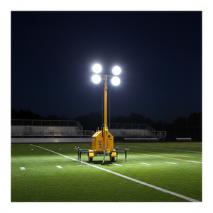 Torre de Iluminación Kubota Profesional de 9m, Tipo Remolque, Mástil Telescópico Manual, Generador Móvil, <span class=keywords><strong>Precio</strong></span> de la Torre de Luz con Generador - Product Image 1