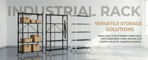 Grande <span class=keywords><strong>étagère</strong></span> de rangement pliable empilable - Product Image 2