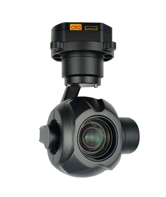 KHY10S90 10x Optical Zoom IRCUT 3-Axis Gimbal, IP/HDMI Output Multi-Sensor Drone Camera System