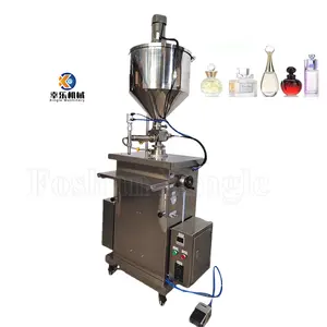 Beverage Oil Cream Semi-Automatic Wide Range Viscosity Filling Machine Liquid Semi Automatic
