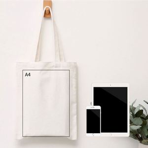 Custom High Quality Cotton Shopping <b>Bag</b> with logo Printed <b>Recyclable</b> Fashionable Canvas Satchel Eco-friendly Natural Tote <b>Bags</b> - Product Image 4