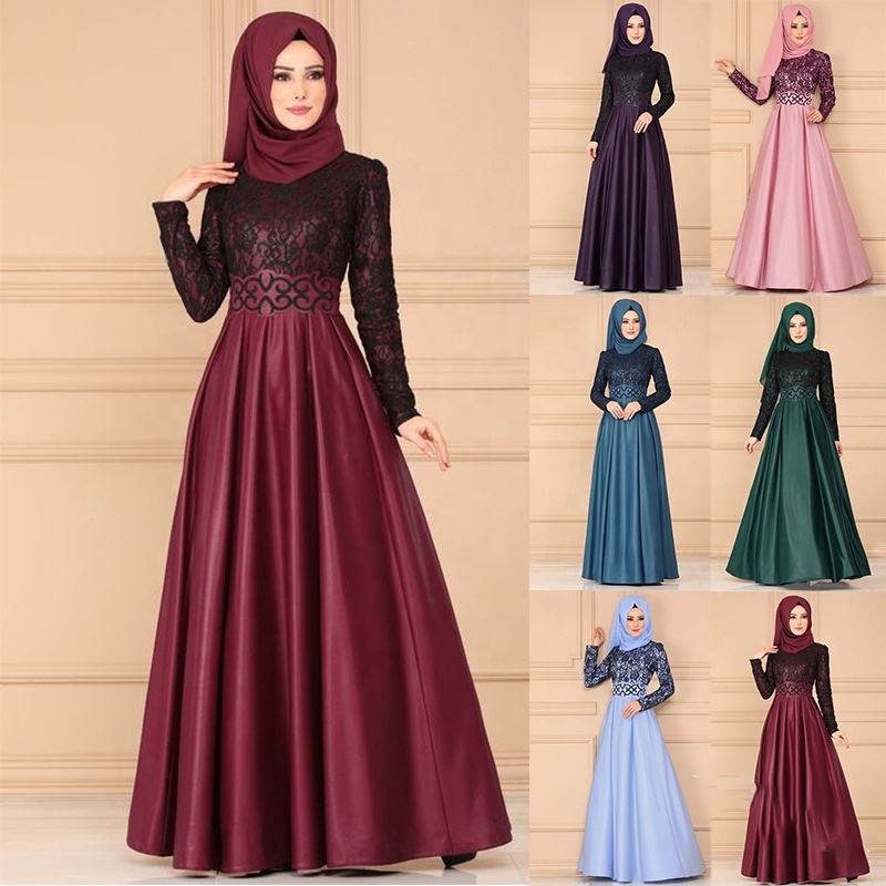 model robe soiree hijab