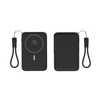 Banco de Energía Magnético de 10000mAh 3 en 1, Cargador Inalámbrico de 15W, Portátil, Integrado, Tipo-C para Cables, Reloj Inteligente, Marca OEM