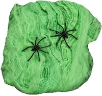 100g Jaring Laba-laba Dekorasi Halloween, Jaring Laba-laba Halloween untuk Dekorasi Pesta di Dalam & Luar Ruangan, Rumah Hantu, Halaman, Beranda