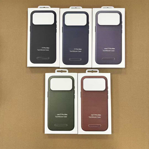 Nueva Funda para Teléfono con Textura de Lino, Funda <span class=keywords><strong>Tec</strong></span> Tejida con Logotipo Personalizado y Función de Cordón para iPhone 17 <span class=keywords><strong>Pro</strong></span> Max 16 15 14 - Product Image 1