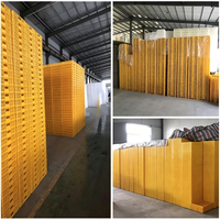 Cage de transport en plastique durable de type H pour l'élevage de poulets