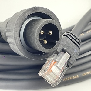 BESTYART/ Adaptateur XLR3 <span class=keywords><strong>DMX</strong></span> <span class=keywords><strong>3</strong></span> <span class=keywords><strong>broches</strong></span> femelle vers câble RJ45 - Product Image 1