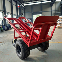 Carga totalmente eléctrica 1000kg Manipulación Construcción Electric Tiger Trolly Auto Walking Storage Auto Lifting Pallet Stacker Trolley