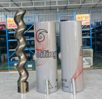Rotor et stator D8-2 pour machine de pulvérisation et de plâtrage, usinage CNC D6-3 D7-2.5 D8-2 Rotor et stator pour pompe à vis PFT