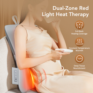 Bantal Pijat Shiatsu USB Rechargeable untuk Seluruh Tubuh, Pereda Nyeri Punggung, Leher, Bahu, dan Pinggang dengan Pemanas - Product Image 4